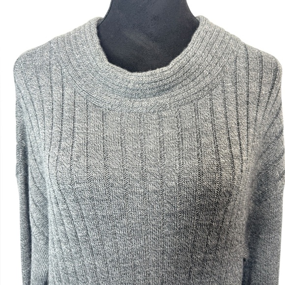 Halogen Wool Blend Sweater Dress Gray - Picture 3 of 9
